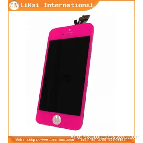 Hot Pink Digitizer LCD for iPhone with 6 Colors for Your Choice